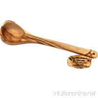 Handcrafted olive wood Soup Ladle - small (length 10 inches) - Asfour Outlet Trademark - B00GPIBY9C